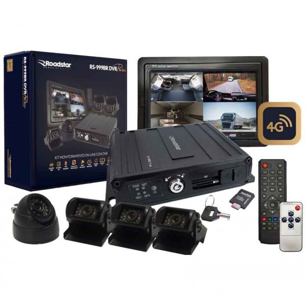 Kit camera de ré com monitoramento DVR ON LINE - RS 999